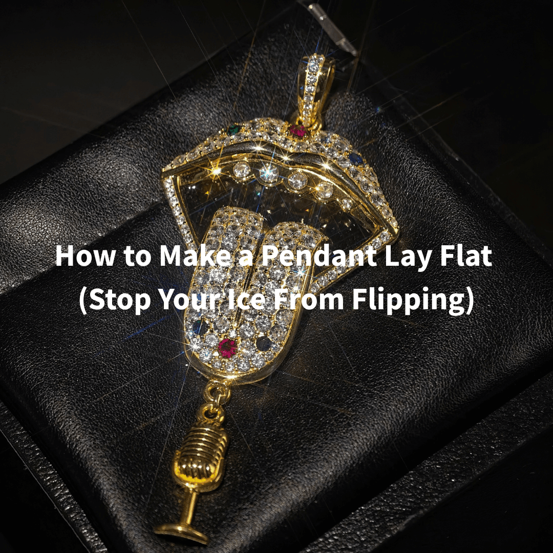 How to Make a Pendant Lay Flat (Stop Your Ice From Flipping) - Aumpex