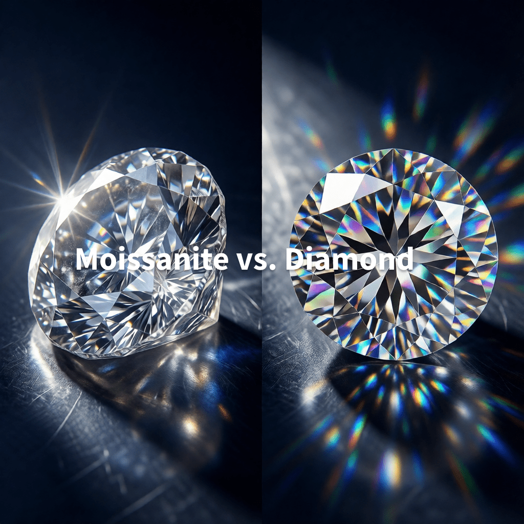 Moissanite vs. Diamond: The Ultimate Buyer’s Guide - Aumpex