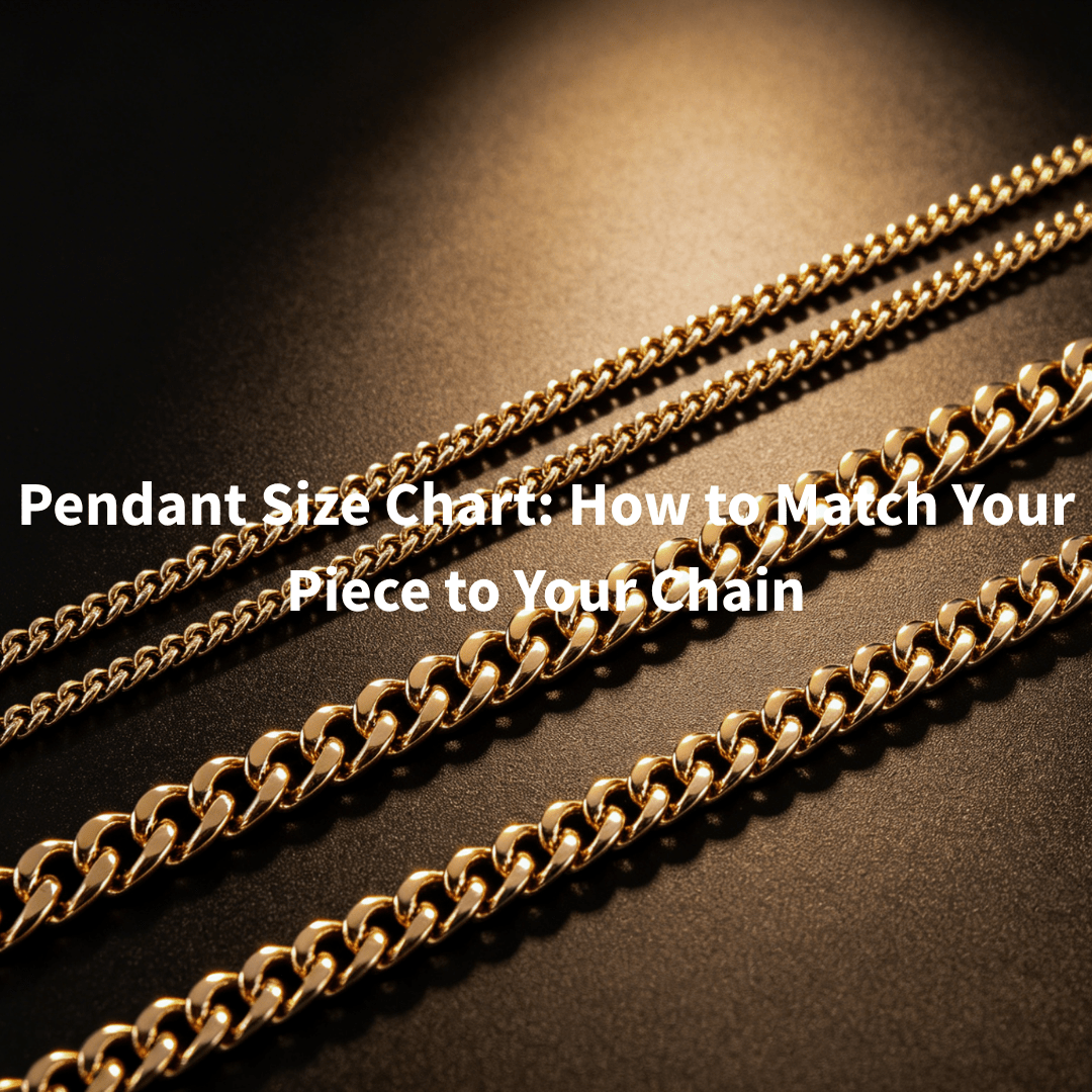 Pendant Size Chart: How to Match Your Piece to Your Chain
