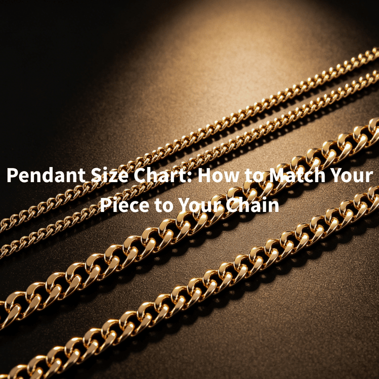 Pendant Size Chart: How to Match Your Piece to Your Chain