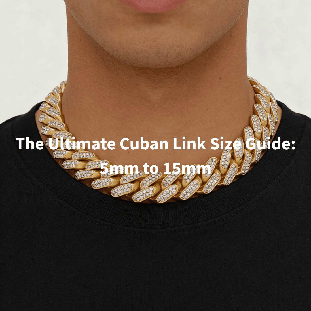 The Ultimate Cuban Link Size Guide: 5mm to 15mm (With Pictures) - Aumpex