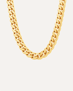 10mm Heavyweight Gold Cuban Link Chain by Aumpex