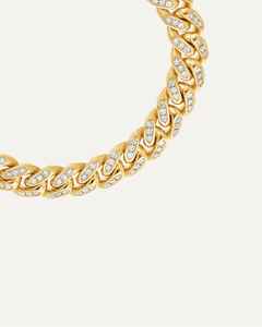 10mm Iced Out Miami Moissanite Cuban Bracelet by Aumpex