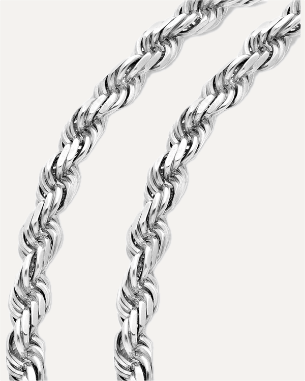 10mm Solid Gold Diamond Cut Rope Chain by Aumpex