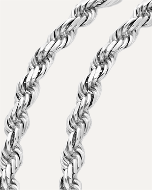 11.5mm Solid Gold Diamond Cut Rope Chain by Aumpex