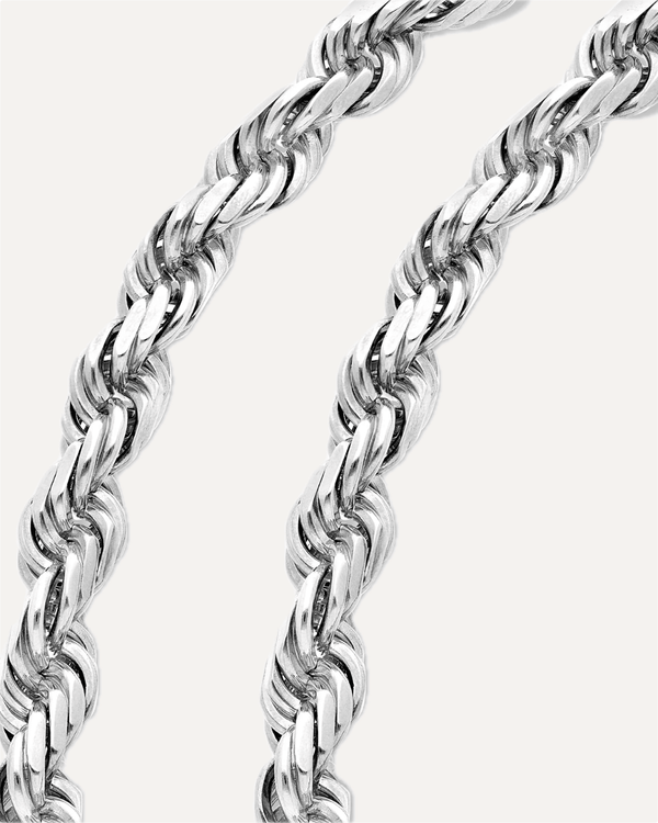 11.5mm Solid Gold Diamond Cut Rope Chain by Aumpex
