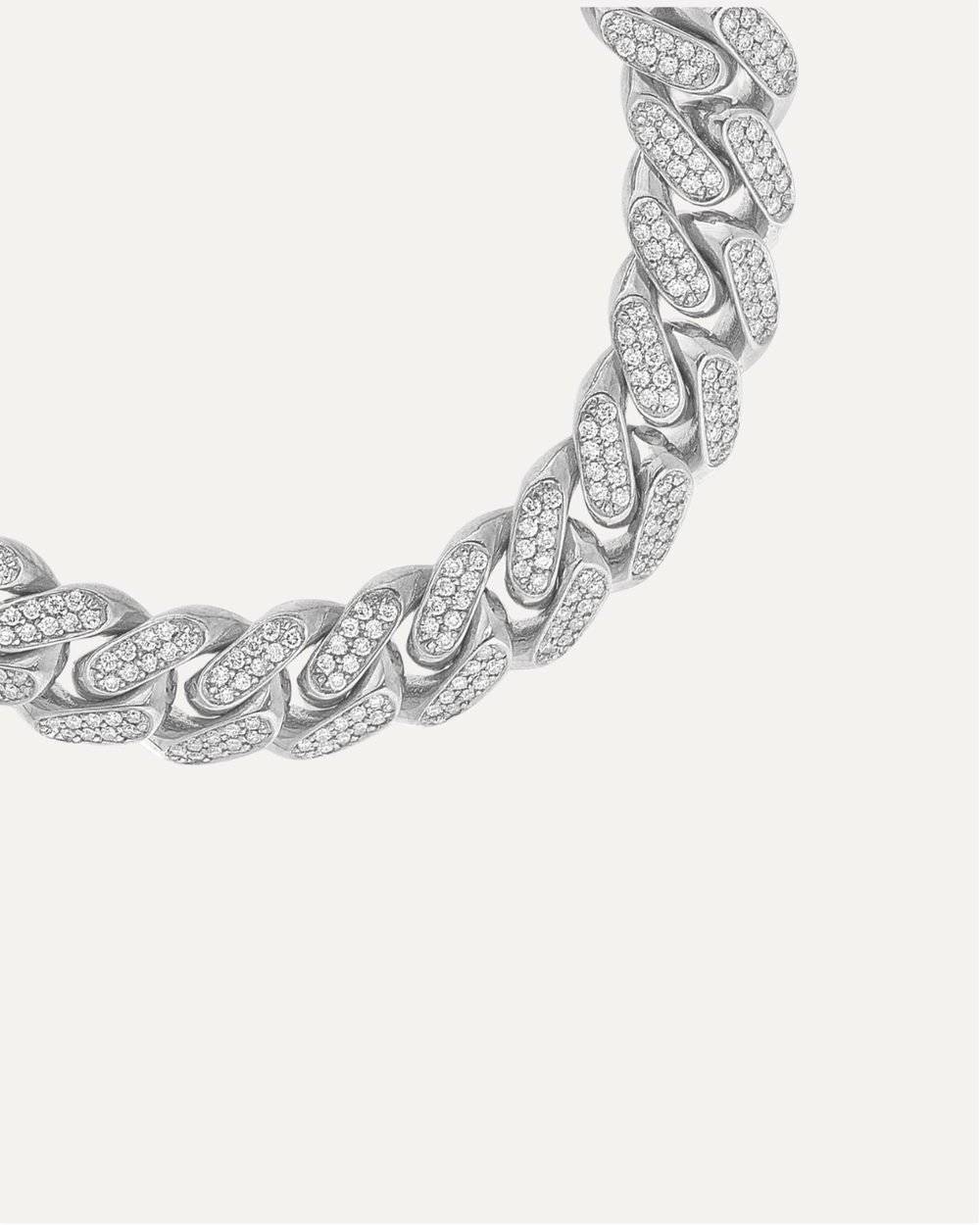11mm Iced Out Miami Moissanite Cuban Bracelet by Aumpex