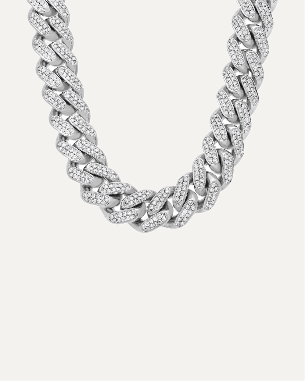 15mm "Boss" Heavyweight Moissanite Cuban Chain by Aumpex