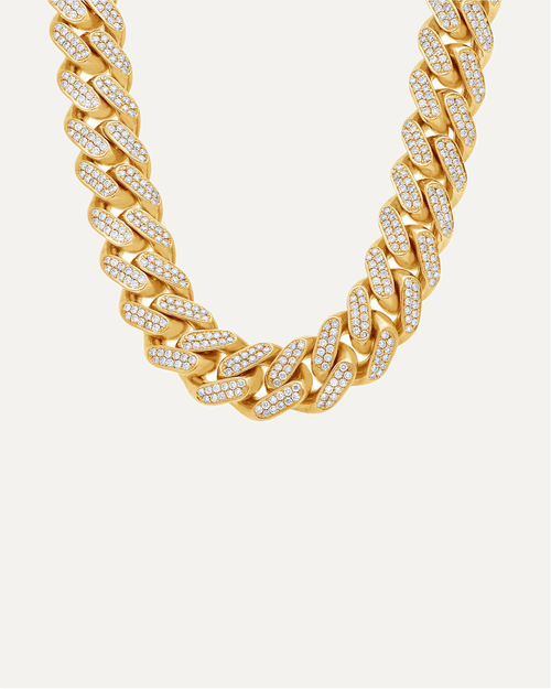 15mm "Boss" Heavyweight Moissanite Cuban Chain by Aumpex