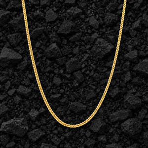 1.5mm The Solid 925 Sterling Silver Franco Link Chain by Aumpex