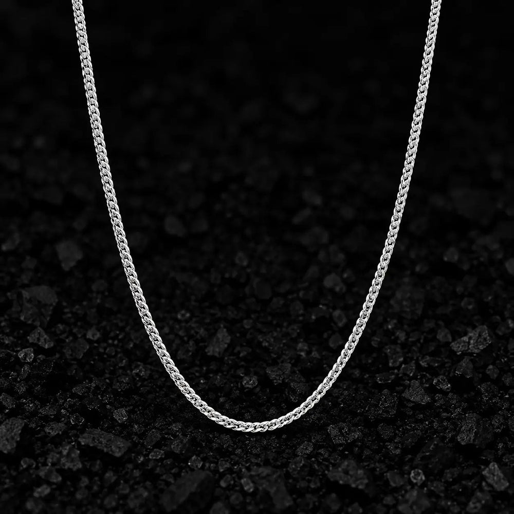 1.5mm The Solid Gold Franco Link Chain by Aumpex