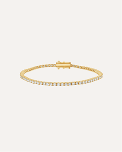 2.0mm Round Cut Moissanite Tennis Bracelet by Aumpex