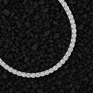 2.5mm Everyday Luxury Solid Gold Lab-Grown Diamond Tennis Chain by Aumpex