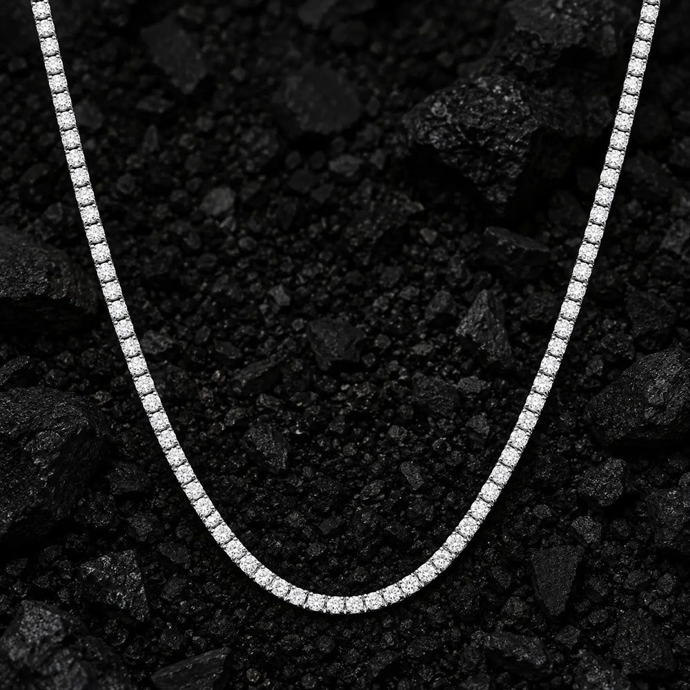 2.5mm Everyday Moissanite Tennis Chain by Aumpex