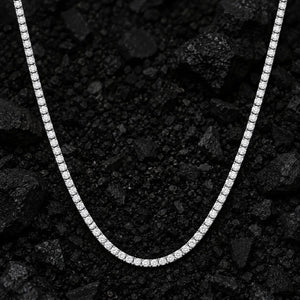 2.5mm Everyday Moissanite Tennis Chain by Aumpex
