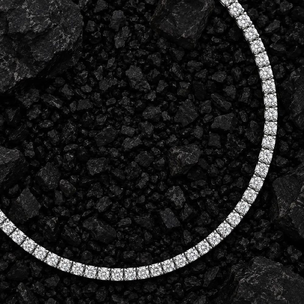 2.5mm Everyday Moissanite Tennis Chain by Aumpex
