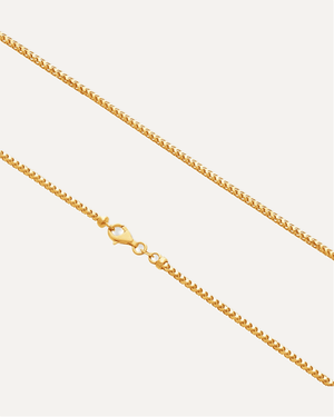 2.5mm The Solid Gold Franco Link Chain by Aumpex