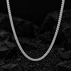 2.5mm The Solid Gold Franco Link Chain by Aumpex