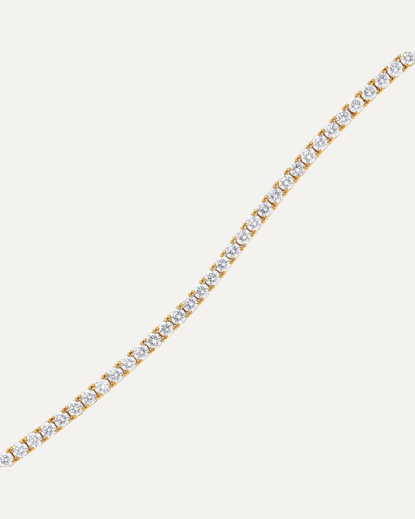 2.8mm Round Cut Moissanite Tennis Bracelet by Aumpex