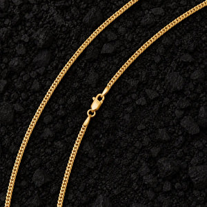 2mm Heavyweight Cuban Link Chain by Aumpex