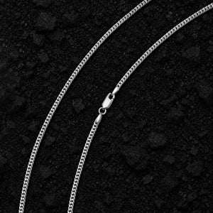 2mm Heavyweight Cuban Link Chain by Aumpex