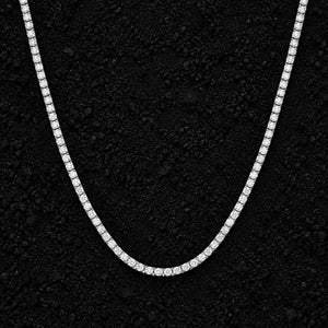 2mm Micro Moissanite Tennis Chain by Aumpex