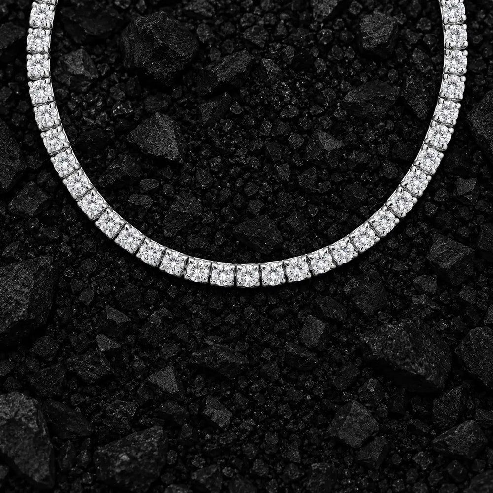 3.2mm Classic Moissanite Tennis Chain by Aumpex