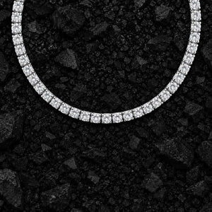 3.2mm Classic Moissanite Tennis Chain by Aumpex