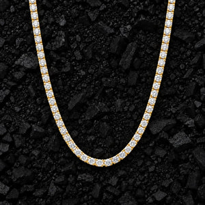 3.2mm Classic Moissanite Tennis Chain by Aumpex