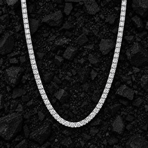 3.2mm Classic Moissanite Tennis Chain by Aumpex