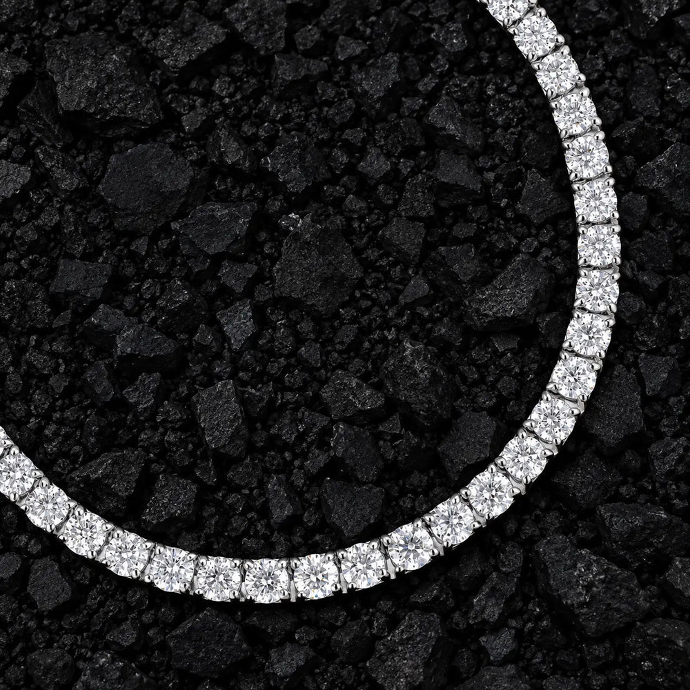 3.5mm Iced Moissanite Tennis Chain by Aumpex