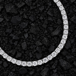 3.5mm Iced Moissanite Tennis Chain by Aumpex