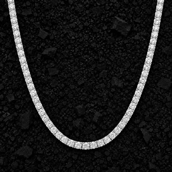 3.5mm Iced Moissanite Tennis Chain by Aumpex