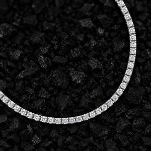 3mm Everyday Luxury Solid Gold Lab-Grown Diamond Tennis Chain by Aumpex