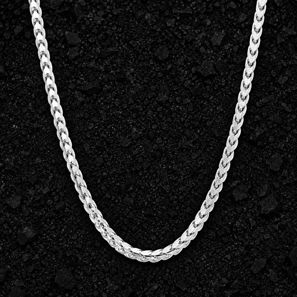 3mm The Solid Gold Franco Link Chain by Aumpex