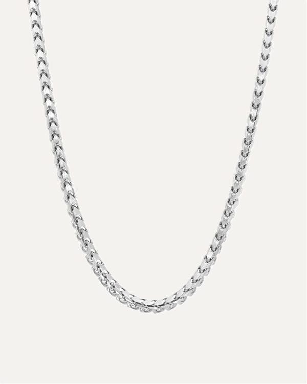 3mm The Solid Gold Franco Link Chain by Aumpex