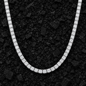 4.5mm Heavy Moissanite Tennis Chain by Aumpex