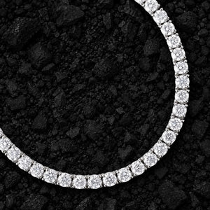 4.5mm Heavy Moissanite Tennis Chain by Aumpex