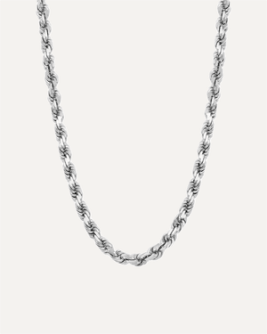 4.5mm Solid Gold Diamond Cut Rope Chain by Aumpex