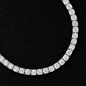 4mm Heavy Moissanite Tennis Chain by Aumpex