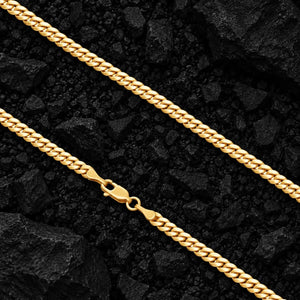 4mm Heavyweight Cuban Link Chain by Aumpex