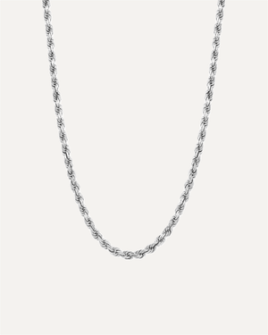 4mm Solid Gold Diamond Cut Rope Chain by Aumpex