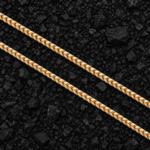 4mm The Solid 925 Sterling Silver Franco Link Chain by Aumpex