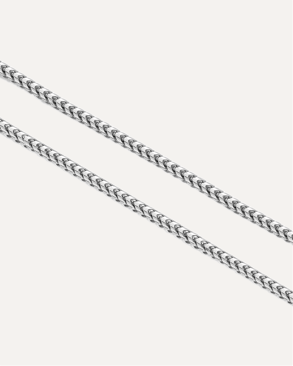 4mm The Solid Gold Franco Link Chain by Aumpex