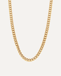 4mm The Solid Gold Franco Link Chain by Aumpex