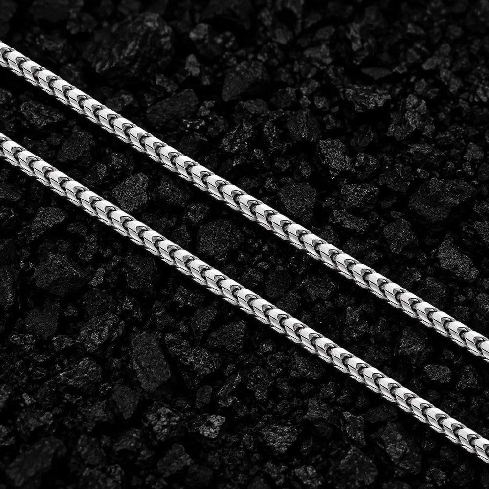 4mm The Solid Gold Franco Link Chain by Aumpex