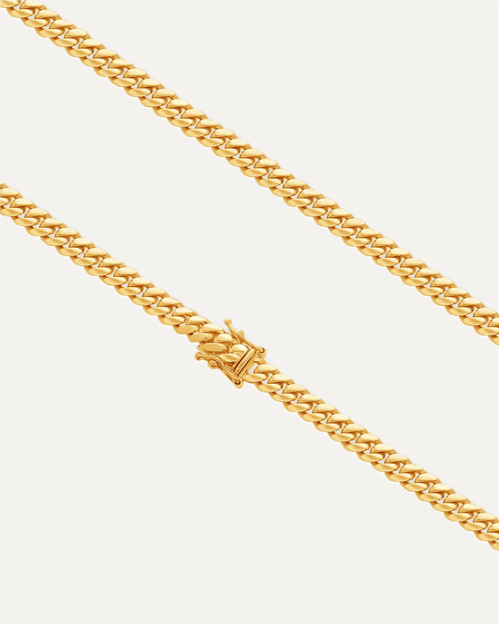 5mm Heavyweight Gold Cuban Link Chain by Aumpex