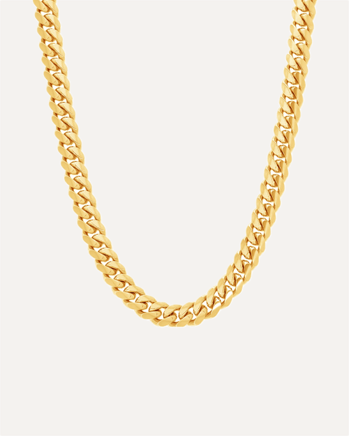 5mm Heavyweight Gold Cuban Link Chain by Aumpex