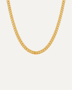 5mm Slim Moissanite Cuban Link Chain by Aumpex
