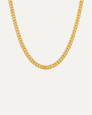 5mm Slim Moissanite Cuban Link Chain by Aumpex